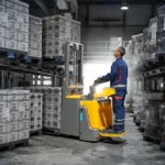 Jungheinrich Rucni Baterijski Erd220 Vilicar U Radu Palete S Teretom 1020x680